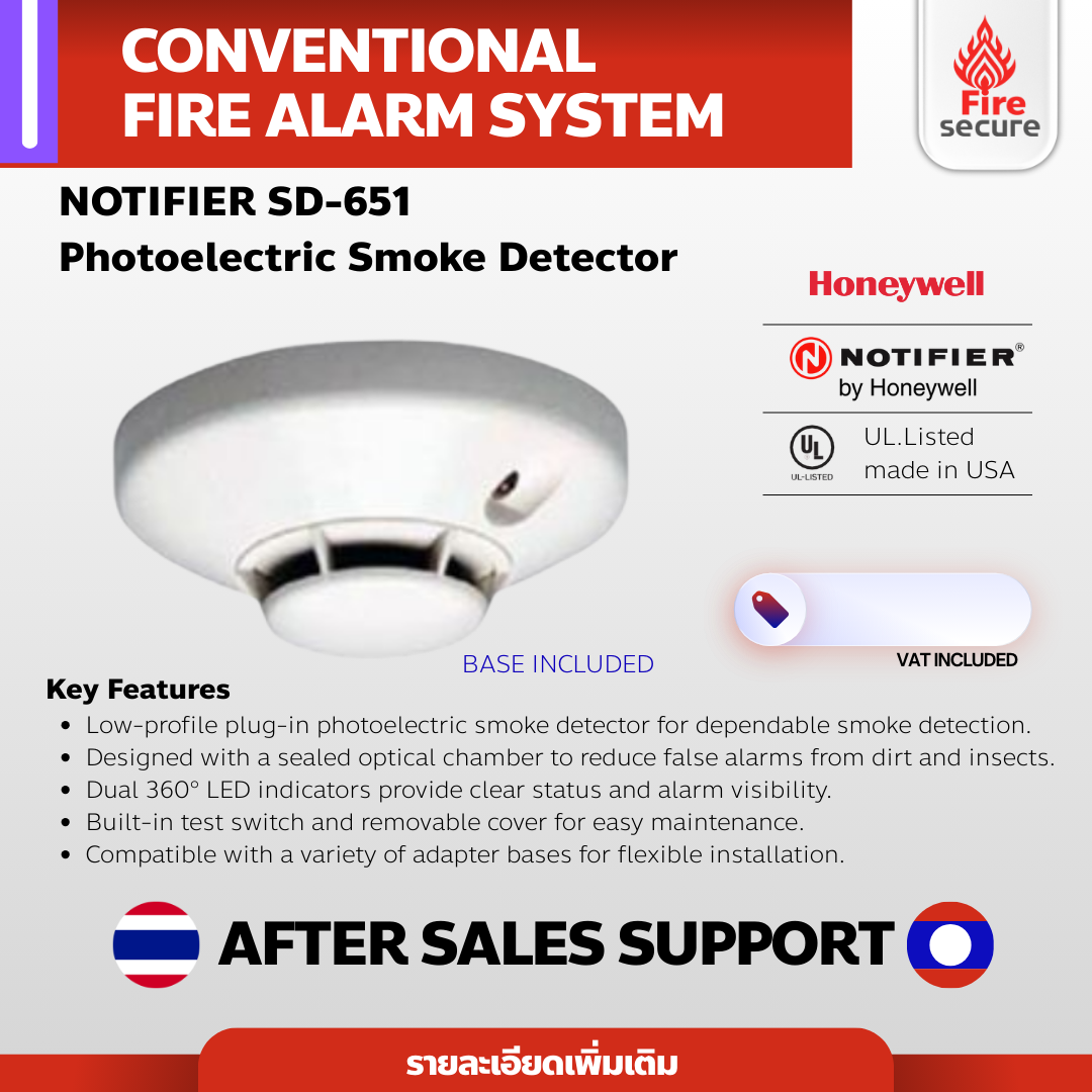 NOTIFIER SD-651 Photoelectric Smoke Detector