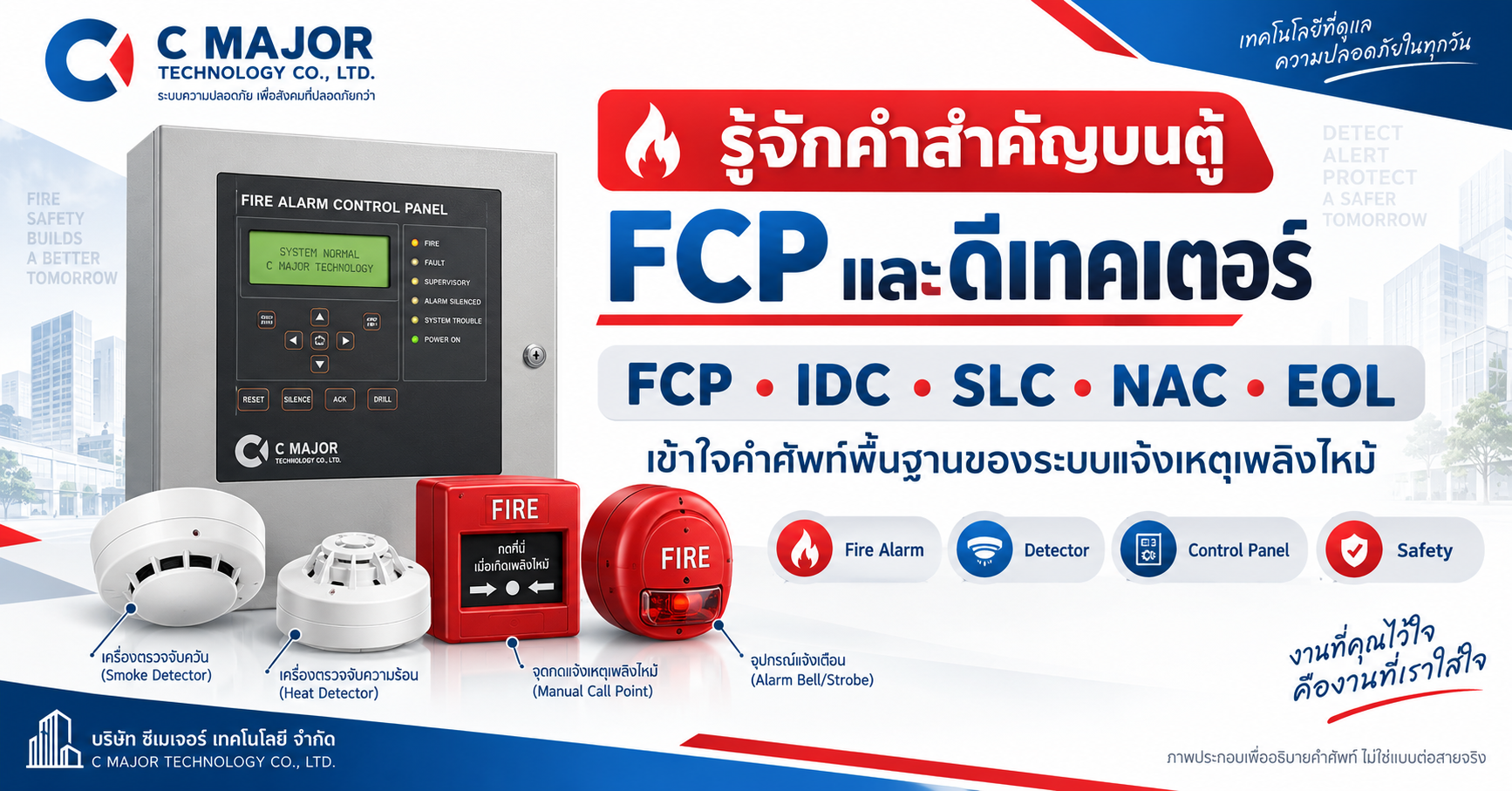 ภาพรวมคำศัพท์ FCP IDC SLC NAC และ EOL