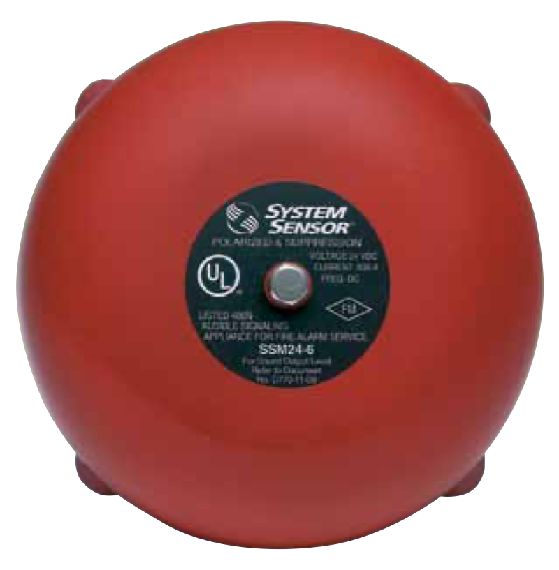 System Sensor SSM24-6 — กระดิ่งแจ้งเตือน 6 นิ้ว