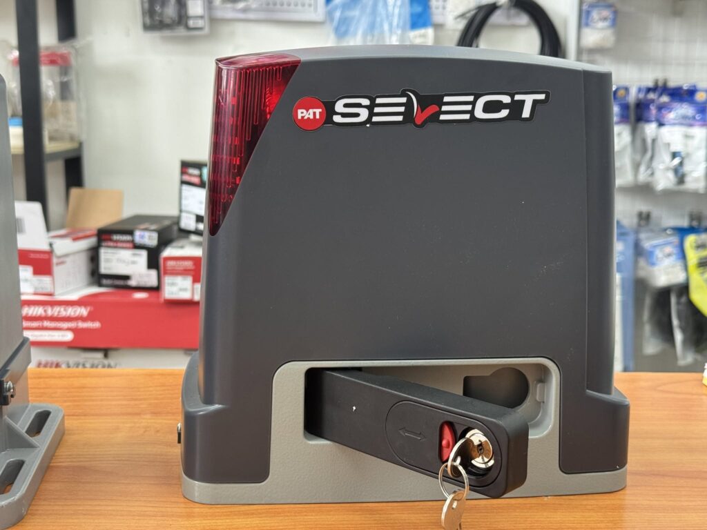 ชุดขับเคลื่อนประตูรั้วบานเลื่อนอัตโนมัติ PAT SELECT SLB-1224BDC
